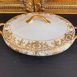 Noritake White and Gold Serveware Tureen